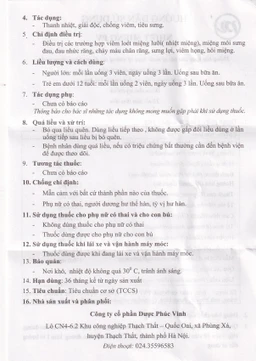 Thuốc Nhiệt Miệng PV điều trị viêm loét miệng, lưỡi và miệng môi sưng đau (5 vỉ x 10 viên)