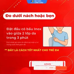 Nhiệt kế thuỷ ngân đo thân nhiệt cơ thể Aurora CRW-23
