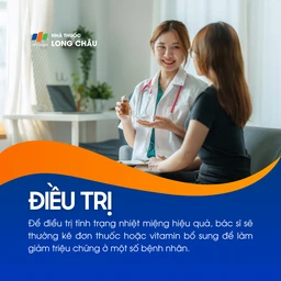 Kê thuốc hoặc vitamin giúp giảm triệu chứng nhiệt miệng