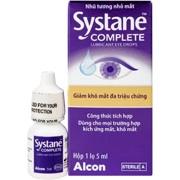 Nhỏ Mắt Systane Complete Alcon 5ml Giảm Kích Ứng, Khô Mắt, Bảo Vệ Và Phục Hồi Nhãn Cầu 1