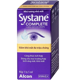 Nhỏ Mắt Systane Complete Alcon 5ml Giảm Kích Ứng, Khô Mắt, Bảo Vệ Và Phục Hồi Nhãn Cầu 7