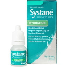 Nhỏ Mắt Systane Hydration Alcon 10ml Giảm Khô Mắt Lâu Dài, Tăng Cường Cấp Ẩm, Phục Hồi Tế Bào Tổn Thương Trên Nhãn Cầu Sau Phẫu Thuật 1
