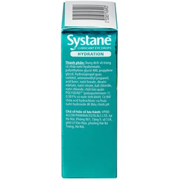 Nhỏ Mắt Systane Hydration Alcon 10ml Giảm Khô Mắt Lâu Dài, Tăng Cường Cấp Ẩm, Phục Hồi Tế Bào Tổn Thương Trên Nhãn Cầu Sau Phẫu Thuật 9