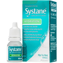 Nhỏ Mắt Systane Hydration Alcon Giảm Khô Mắt Lâu Dài, Tăng Cường Cấp Ẩm, Phục Hồi Tế Bào Tổn Thương Trên Nhãn Cầu Sau Phẩu Thuật (10ml) 1