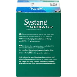 Nhỏ Mắt Systane Ultra Ud Alcon (30 ống x 0.7ml) Giảm Kích Ứng, Giảm Khô Mắt Nhanh Chóng, Giữ Ẩm Và Cấp Ẩm Tức Thì 8