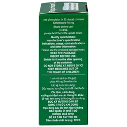Nhũ dịch Espumisan L Menarini điều trị các triệu chứng chướng bụng, đau bụng (30ml) 4