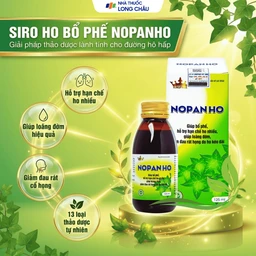 Siro giúp bổ phế, hạn chế ho nhiều, loãng đờm, giảm đau rát họng do ho Nopanho Kingphar (125ml) 2