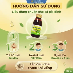 Siro giúp bổ phế, hạn chế ho nhiều, loãng đờm, giảm đau rát họng do ho Nopanho Kingphar (125ml) 5