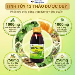 Siro giúp bổ phế, hạn chế ho nhiều, loãng đờm, giảm đau rát họng do ho Nopanho Kingphar (125ml) 3