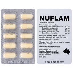 Thuốc Nuflam Zifam giúp giảm triệu chứng của thoái hóa khớp thể nhẹ (10 vỉ x 10 viên) 4