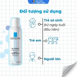 Xịt khoáng La Roche-posay Thermal Spring Water Sensitive Skin giúp làm dịu và bảo vệ da 150ml