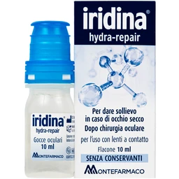 Nước mắt nhân tạo Iridina hydra-repair Giảm Kích Ứng, khô mắt, bảo vệ và phục hồi nhãn cầu (10ml) 1