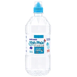 Nước muối Vĩnh Phúc Premium nano bạc 1000ml giúp loại bỏ vi khuẩn, khử mùi hôi miệng 1
