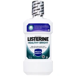 Nước súc miệng cho răng trắng sáng tự nhiên Listerine healthy bright 750ml 1