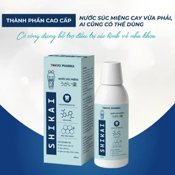 Nước Súc Miệng Shikai Tokyo Pharma - Phòng Ngừa Virus, Vi Khuẩn, Hỗ Trợ Điều Trị Viêm Nướu, Viêm Lợi, Nha Chu (250ml) 3