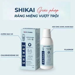 Nước Súc Miệng Shikai Tokyo Pharma - Phòng Ngừa Virus, Vi Khuẩn, Hỗ Trợ Điều Trị Viêm Nướu, Viêm Lợi, Nha Chu (250ml) 2