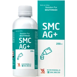 Nước Súc Miệng SMC AG+ sát khuẩn răng miệng, khử mùi hôi, hỗ trợ phòng chống viêm lợi (250ml) 1