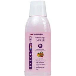 Nước Súc Miệng Trẻ Em Shikai Kiddy Tokyo Pharma - Phòng Ngừa Vi Khuẩn,Hỗ Trợ Điều Trị Viêm Nướu, Giảm Sâu Răng (250ml) 3