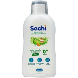 Nước tắm gội thảo dược Sachi Sả Chanh cho bé sơ sinh từ 0 tháng tuổi 250ml Giúp tránh muỗi, ngừa rôm sảy và mảng bám da đầu 10