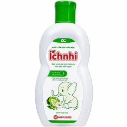 Nước tắm gội thảo mộc Ích Nhi giúp làm sạch da, hỗ trợ giảm rôm sảy (230ml) 2