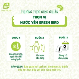 Nước Uống Bổ Dưỡng Yến Sào Collagen Greenbird (6 chai x 185ml)