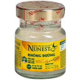 Nước Yến Cao Cấp Nunest Không Đường (6 hũ x 70ml) 2