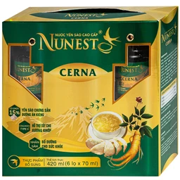 Nước Yến Sào Cao Cấp Nunest Cerna Dành Cho Người Tiểu Đường (6 hũ x 70ml) 3