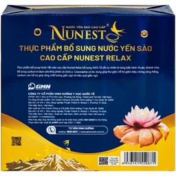 Nước Yến Sào Cao Cấp Nunest Relax - Ngủ Ngon, Giảm Căng Thẳng Mệt Mỏi (6 hũ x 70ml) 4