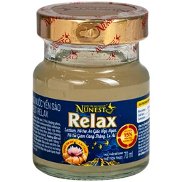 Nước Yến Sào Cao Cấp Nunest Relax - Ngủ Ngon, Giảm Căng Thẳng Mệt Mỏi (6 hũ x 70ml) 2