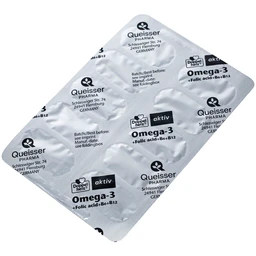 Viên uống hỗ trợ mạch máu khỏe mạnh Omega-3 + Folic acid + B6 + B12 (3 vỉ x 10 viên)