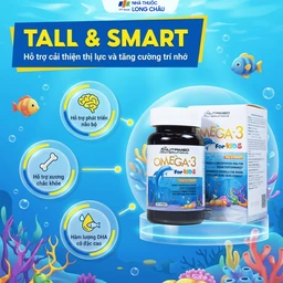 Viên uống giúp trẻ phát triển chiều cao, trí não và thị lực Omega-3 For Kids Nutrimed (100 viên) 4