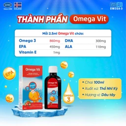 Siro bổ não Omega Vit Botafarma (100ml) 3