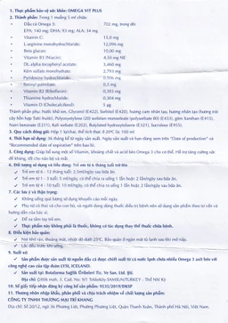 Siro bổ não Omega Vit Plus+ Botafarma (100ml)