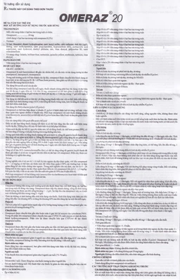 Viên nang Omeraz 20 Boston điều trị và dự phòng tái phát loét dạ dày, tá tràng (5 vỉ x 4 viên) 