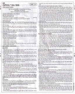 Thuốc OPXIL SA 500 Imexpharm điều trị các nhiễm khuẩn do các vi khuẩn nhạy cảm (10 vỉ x 10 viên)