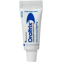 Thuốc mỡ Oraltrix 0.1% An Thiên giảm triệu chứng viêm nhiễm khoang miệng, loét do chấn thương (Hộp 5g) 5
