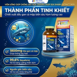 Viên uống giúp chống oxy hóa Orihiro Deep Sea Shark extract (360 viên) 4