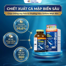 Viên uống giúp chống oxy hóa Orihiro Deep Sea Shark extract (360 viên) 3