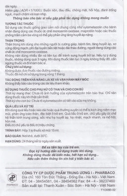 Thuốc xịt mũi Otilin 0.1% Pharbaco giảm ngạt mũi, sung huyết trong viêm mũi (15ml)