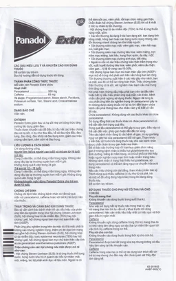Viên nén Panadol Extra đỏ GSK giảm mạnh các cơn đau, hạ sốt, điều trị đau đầu, đau lưng (15 vỉ x 12 viên)