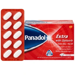 Viên nén Panadol Extra With Optizorb GSK giảm đau, hạ sốt nhanh, không gây buồn ngủ (12 vỉ x 10 viên) 1