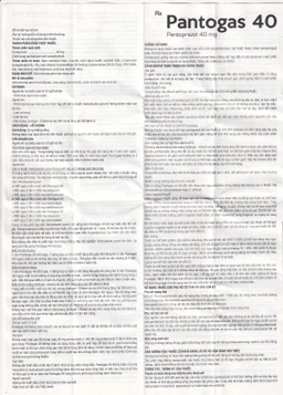 Thuốc Pantogas 40 DHG điều trị viêm thực quản trào ngược (2 vỉ x 10 viên)