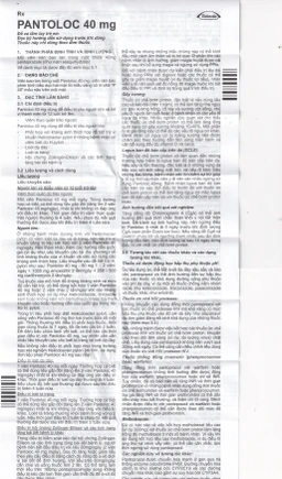 Viên nén Pantoloc 40mg Takeda điều trị viêm thực quản trào ngược (1 vỉ x 7 viên) 