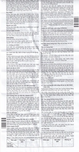 Viên nén Pantoloc 40mg Takeda điều trị viêm thực quản trào ngược (1 vỉ x 7 viên) 