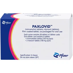 Thuốc Paxlovid Pfizer là thuốc kháng virus dùng đường uống để điều trị COVID-19 (5 vỉ x 6 viên) 1
