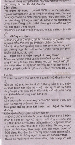 Thuốc Peditral (O.R.S.) Searle điều trị chứng mất nước, chất điện giải (20 gói)