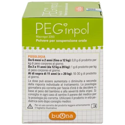 Bột nhuận tràng Buona Peginpol 100g cải thiện tình trạng táo bón cho trẻ từ 6 tháng tuổi