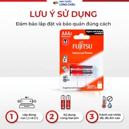 Pin Fujitsu Alkaline LR03 (2B) AAA FU-W-FI (vỉ 2 viên) dùng cho các thiết bị điện tử 5