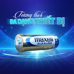 Pin kiềm Maxell super alkaline AA LR6(GD) (vỉ 6 viên) dùng cho các thiết bị điện tử