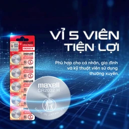 Pin Maxell lithium CR2032 (20 vỉ x 5 viên) dùng cho các thiết bị điện tử